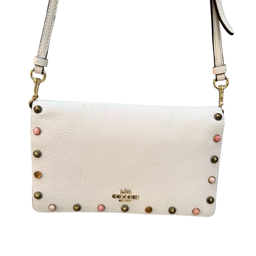 π Coach Hayden Crossbody Multicolored Rivets - Picture 7 of 17